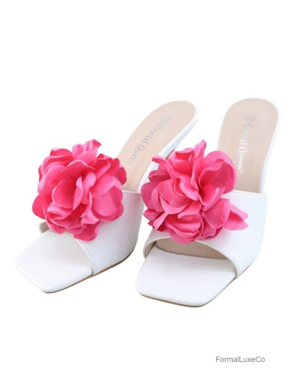 Satin Rose Shoe Clips Removable High Heel Buckle Wedding Accessories
